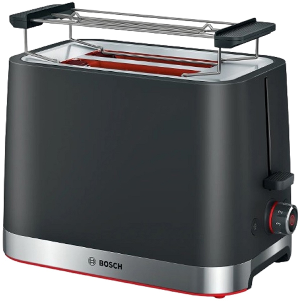 ტოსტერი Bosch TAT4M223, 950W, Toaster, Black