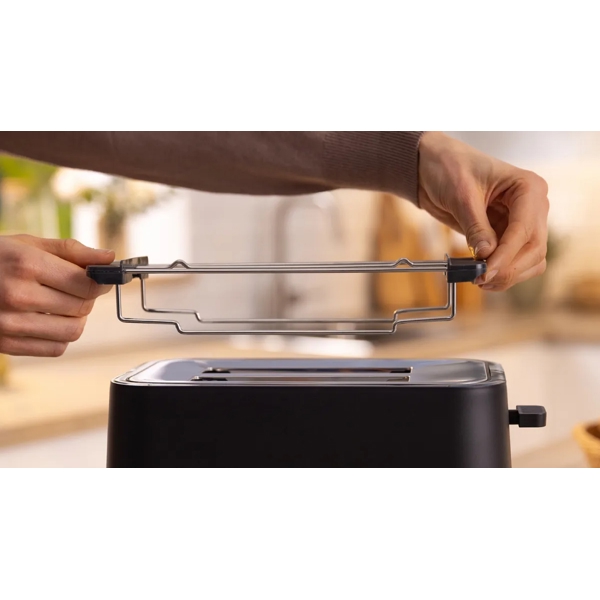 ტოსტერი Bosch TAT4M223, 950W, Toaster, Black