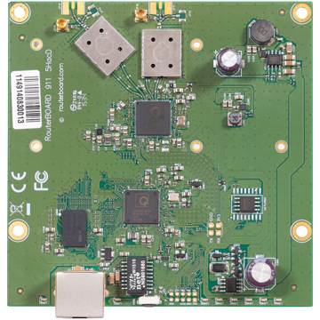 როუტერბორდი Mikrotik RB911-5HacD, RouterBOARD, Green