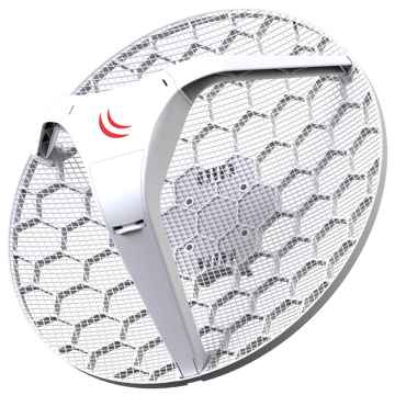 გარე გამოყენების CPE Mikrotik RBLHG-2nD LHG 2, 300Mbps, LongRange CPE, White