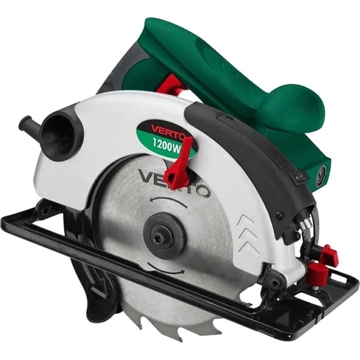 დისკური ხერხი Verto 52G684, 1200W, 5000Rpm, 185mm, Green