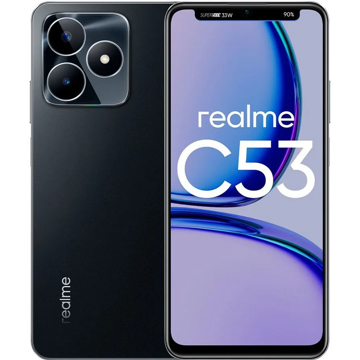 მობილური ტელეფონი Realme C53, 8GB, 256GB, Dual Sim, LTE, NFC, Black