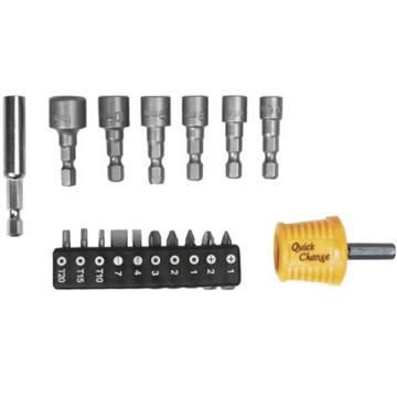 ხელსაწყოების ნაკრები Topex 39D361, 18 Pcs Tool Set, Silver