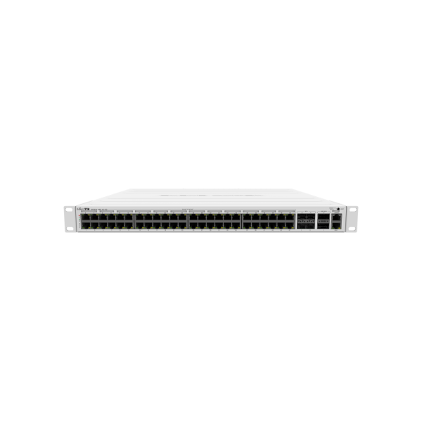 MikroTik 48 Port PoE Switch with Passive PoE 24v, PoE+ at/af, max 800W