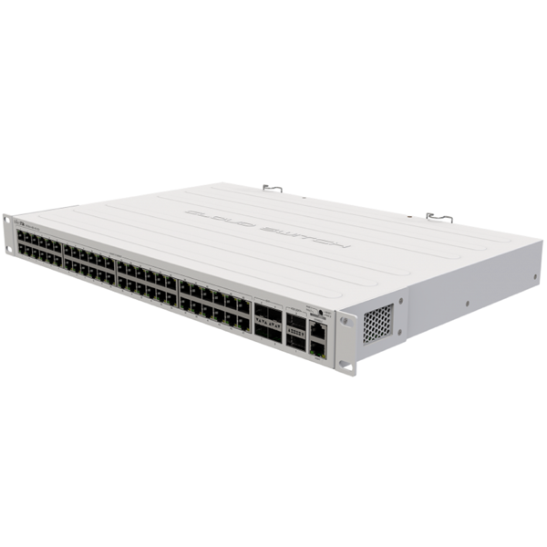 MikroTik CRS354-48G-4S+2Q+RM, 48-Port Gigabit, Switch, White