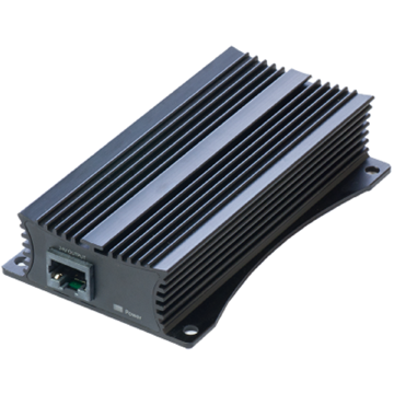 MikroTik RBGPOE-CON-HP, 48 to 24V Gigabit PoE Injector, Black