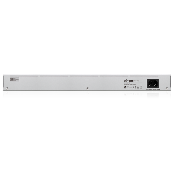 სვიჩი Ubiquiti USW-24-POE, 24-Port Gigabit, PoE + Switch, Silver