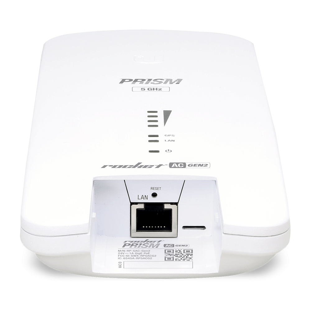 გარე გამოყენების Wifi Ubiquiti RP-5AC-GEN2, LongRange Wifi, White