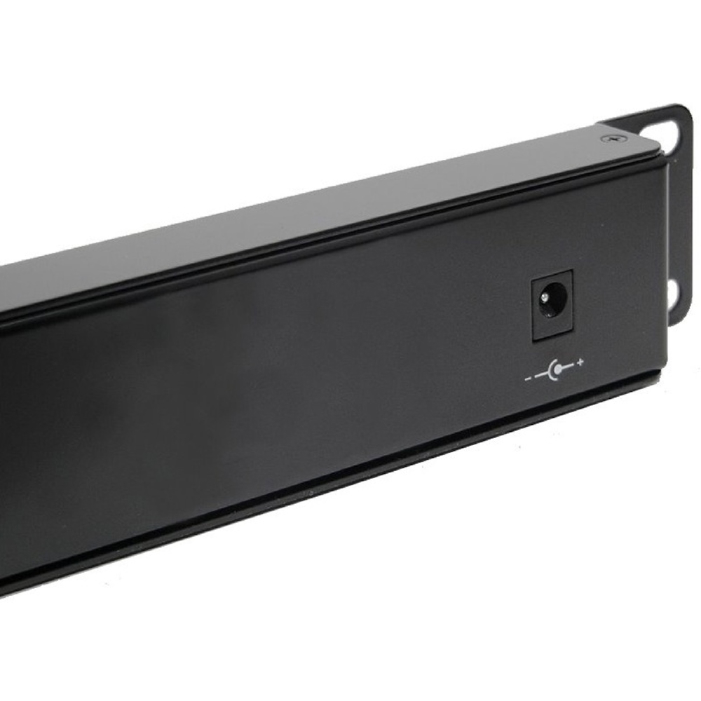 NEX POE-PAN16, 16-Port, PoE+ Switch Panel, Black