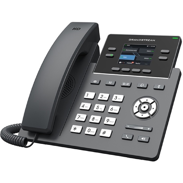 Grandstream GRP2612, IP Phone, 2 SIP, 4 Lines, Black