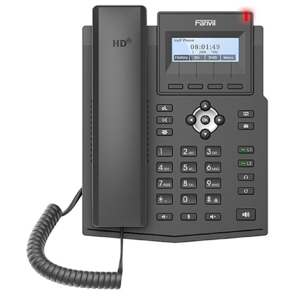 Fanvil X1S, IP Phone, 2 SIP, Black