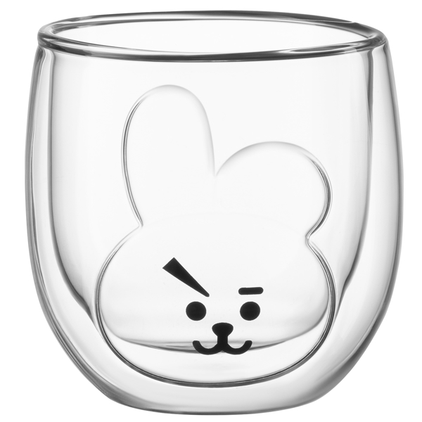 Ardesto AR2630ARB Animals, 300Ml, 2Pcs, Cup Set, Transparent