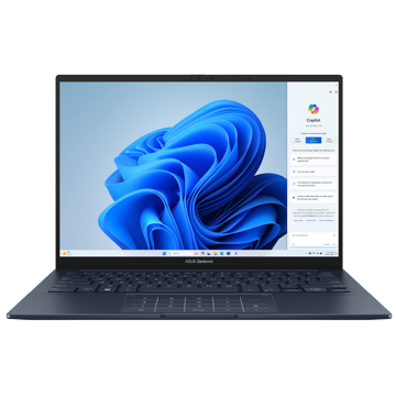 ნოუთბუქი Asus UX3405MA-PP136W ZenBook 14, 14", Ultra-7, 16GB, 1TB SSD, Integrated, W11H, Blue