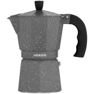 Ardesto AR0806AGS Gemini Molise, 0.24L, Coffee Maker, Grey