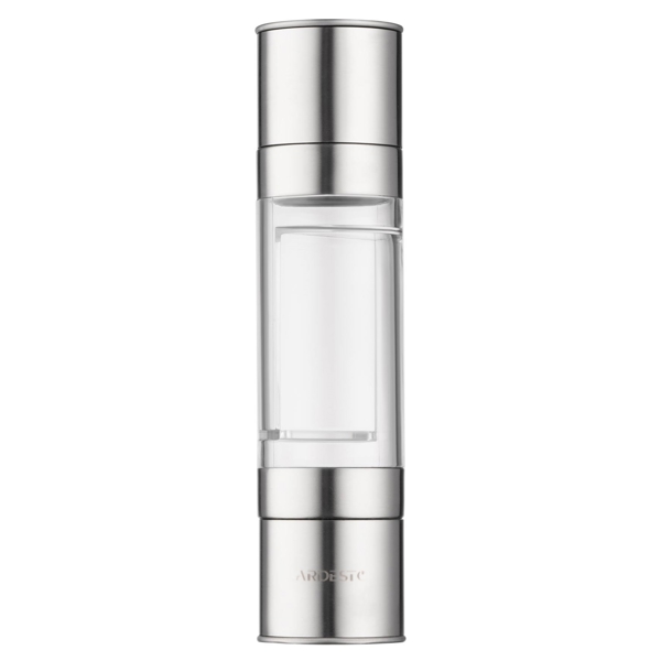 Ardesto AR2102SS Gemini, Salt And Pepper Mill, Transparent/Stainless Steel