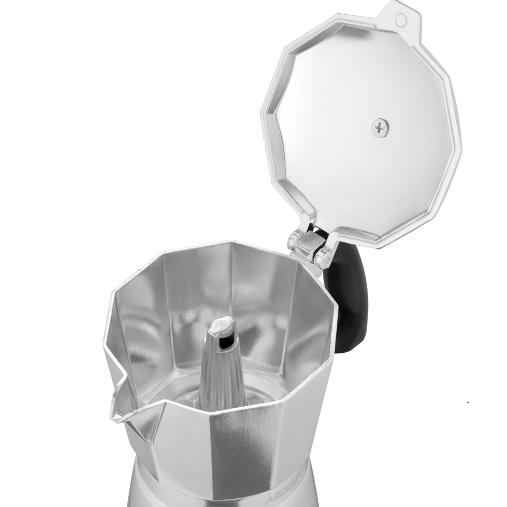 ყავის მადუღარა Ardesto AR0806AG Gemini Cremona, 0.24L, Coffee Maker, Stainless Steel