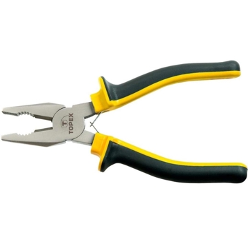 ბრტყელტუჩა Topex 32D122, Plier, Black/Yellow