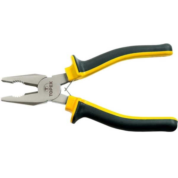 ბრტყელტუჩა Topex 32D122, Plier, Black/Yellow