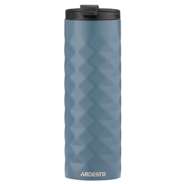 თერმოსი Ardesto AR2640NV Bright City, 400Ml, Thermal Mug, Dark Blue