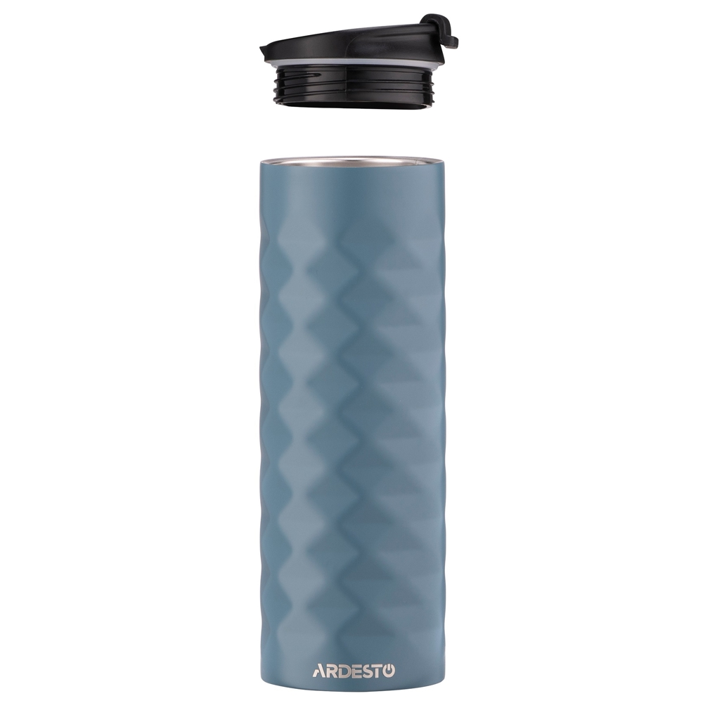 თერმოსი Ardesto AR2640NV Bright City, 0.4l, Thermal Mug, Dark Blue