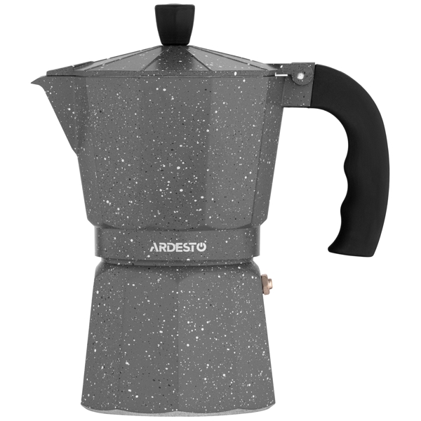 Ardesto AR0803AGS Gemini Cremona, 0.15L, Coffee Maker, Grey