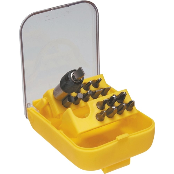 Topex 39D363, 18 Pcs Tool Set, Yellow/Silver