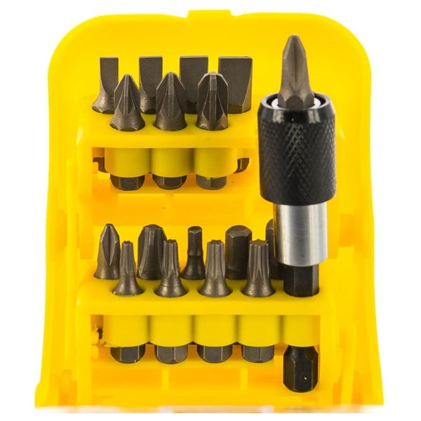 ხელსაწყოების ნაკრები Topex 39D363, 18 Pcs Tool Set, Yellow/Silver