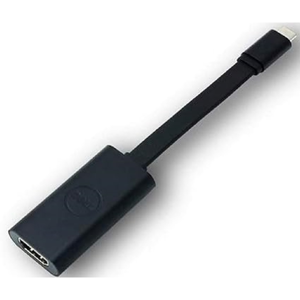 USB ადაპტერი Dell 470-ABMZ, USB-C Male to HDMI, Adapter, Black