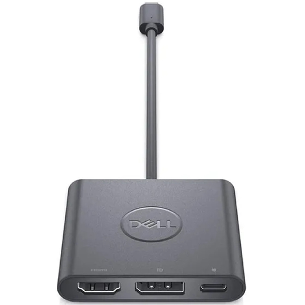 USB ადაპტერი Dell 470-AEGY, USB-C Male to HDMI/DP, Adapter, Grey