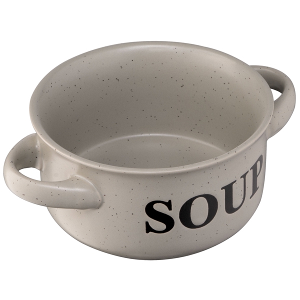 Ardesto AR3476GR Soup Bowl Alcor, 13cm, Ceramic, Grey