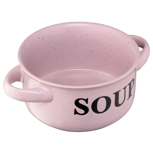 წვნიანის თასი Ardesto AR3476P Soup Bowl Alcor, 13cm, Ceramic, Pink