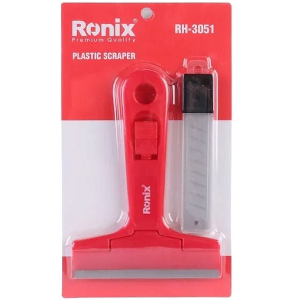 Ronix RH-3051, Plastic Scraper, Red