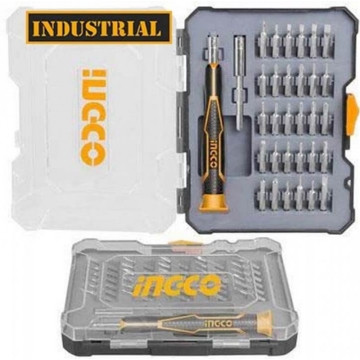 ხელსაწყოების ნაკრები Ingco HKSDB0348, 32Pcs Professional Tool Set, Black/Orange