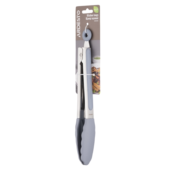 სამზარეულოს მაშა Ardesto AR3022GS Midori, Tongs, Grey