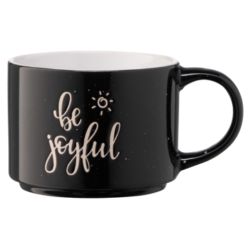 ჭიქა Ardesto AR3472BK Be Joyful, Cup, 330Ml, Black