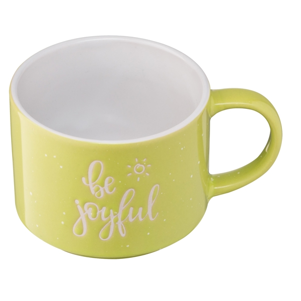 ჭიქა Ardesto AR3472Y Be Joyful, Cup, 330Ml, Yellow