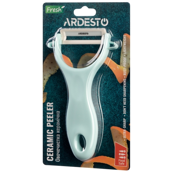 ბოსტნეულის სათლელი Ardesto AR2101CT Fresh, Peeler, Blue