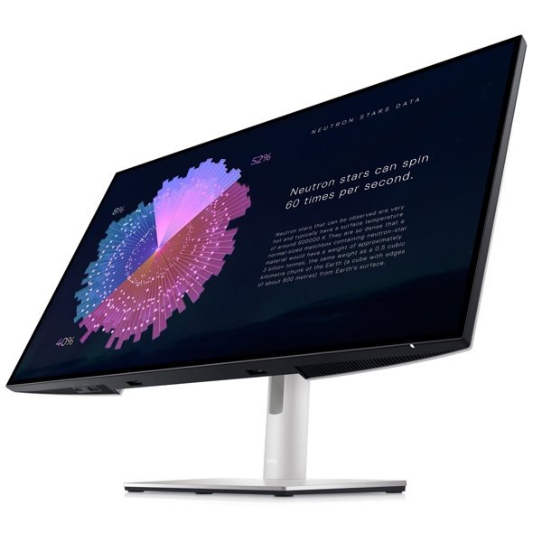 Dell 210-AYUJ U2722DE, 27", Monitor, QHD, IPS, USB-C, USB, HDMI, RJ-45, DP, Silver