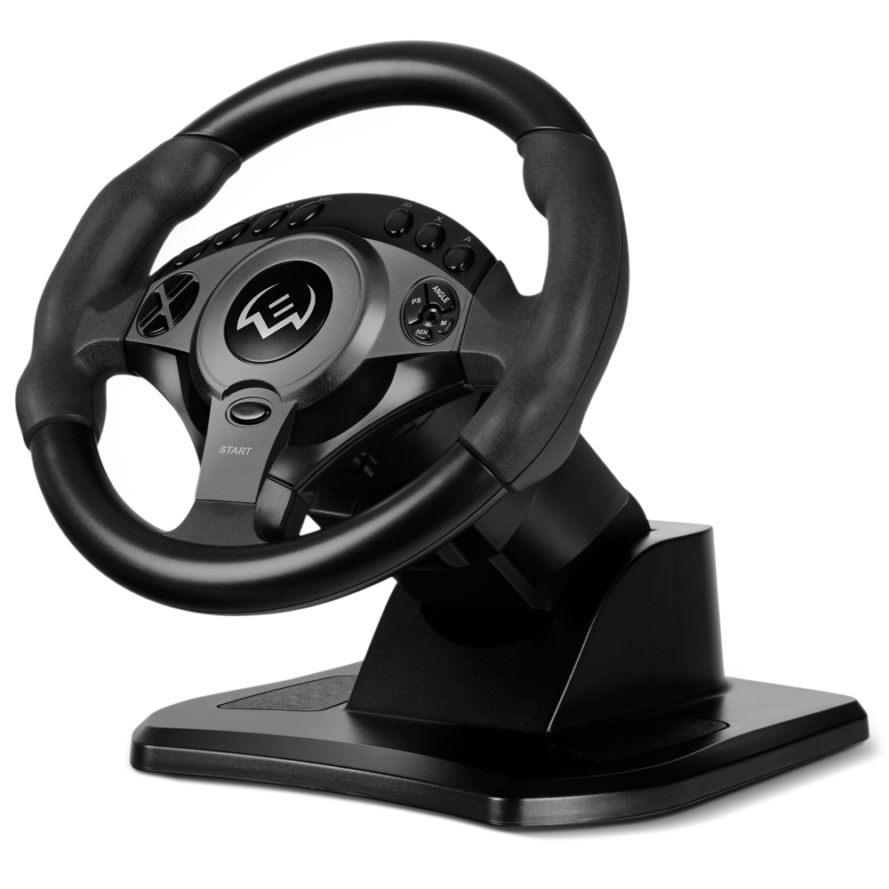 Sven SV-021436 GC-W750, PS-3/4, XB1/XB360, N-Switch, Windows, Android, Racing Wheel+Pedals, Black