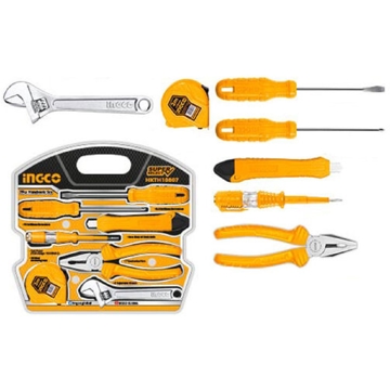 Ingco HKTH10807, 7Pcs Professional Tool Set, Orange