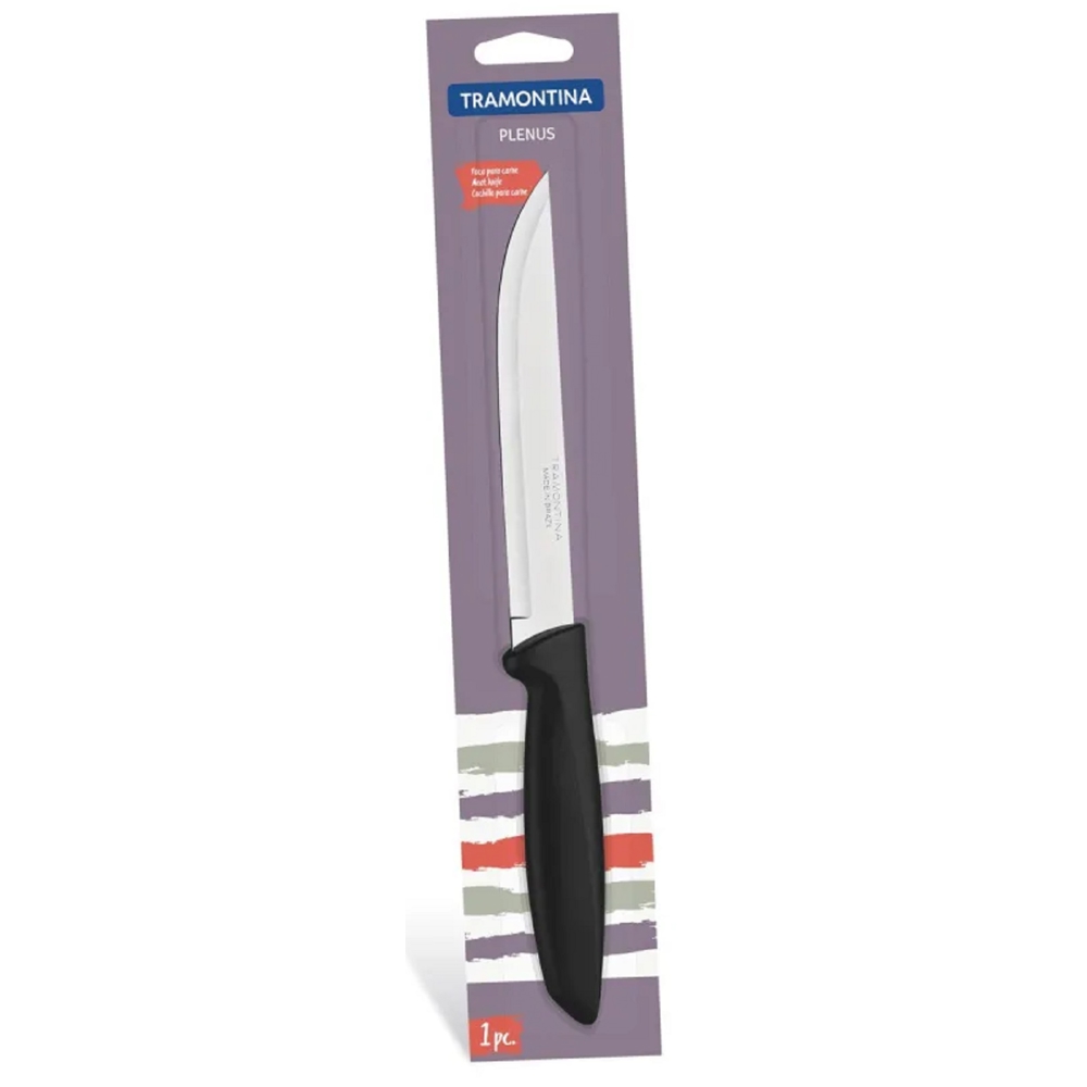 Tramontina 23423/106 Plenus, Kitchen Knife, 15 cm, Black