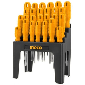 ხელსაწყოების ნაკრები Ingco HKSD2658, 26Pcs Professional Tool Set, Orange