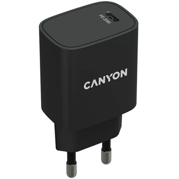 Canyon CNE-CHA20B02, 20W, Type-C, Black