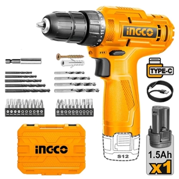 ხელსაწყოების ნაკრები Ingco HKTHP10891, 89Pcs Professional Tool Set, Orange