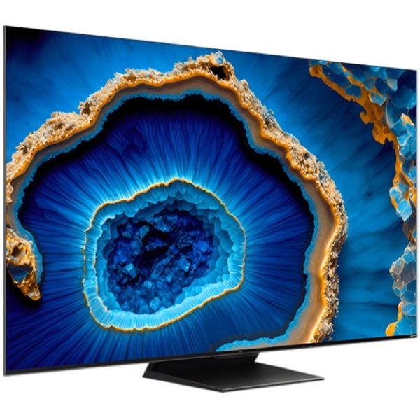 ტელევიზორი TCL 55C755/M653G1S-RU/GE, 55", 4K UHD, Smart TV, USB, HDMI, LAN, BT, WIFI, Black