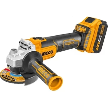 Ingco CAGLI2011582, 115mm, 8500Rpm, Orange/Black