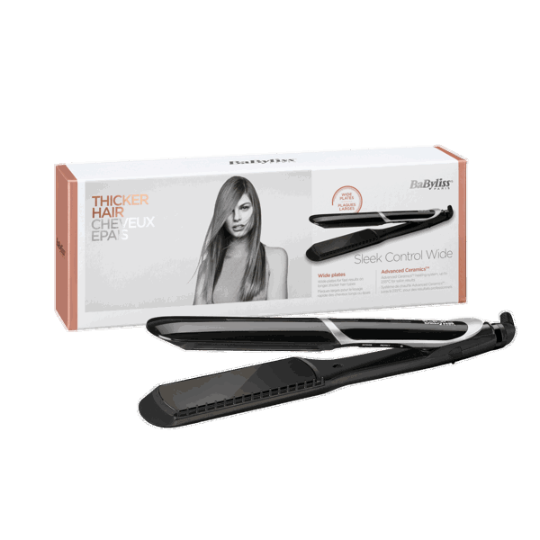 Babyliss BA-ST397ILE, Hair Straightener, Black
