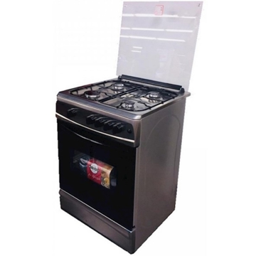 Cron TG6640GC, 4 Gas, Oven, Black