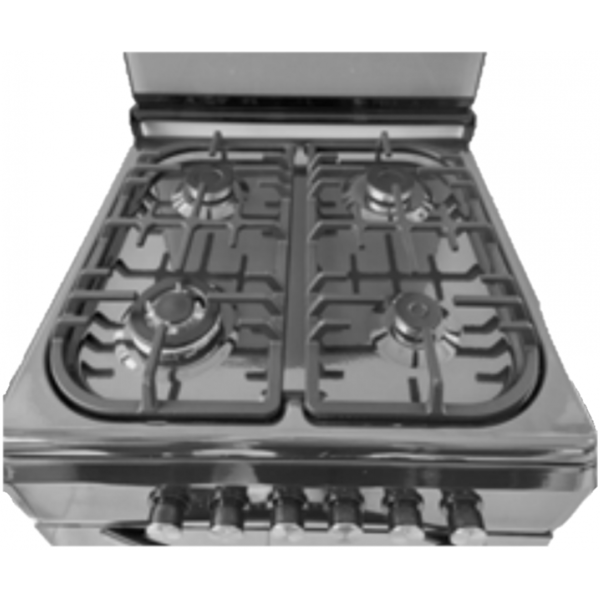 EVII G6005 CA, 4 Gas, Oven, Black