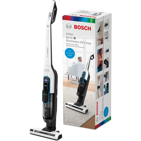 მტვერსასრუტი Bosch BCH86SIL1, 900ML, Vacuum Cleaner, Black/White